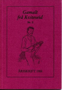 Gamalt frå Kviteseid 1988 framside www