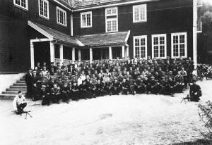 Område 1635 HV samla ved Utsund i mai 1945